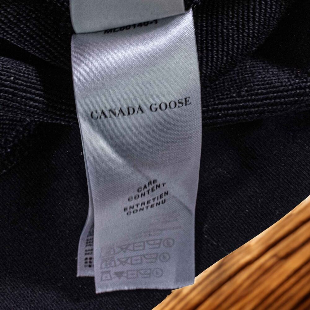 Canada Goose Huron Hoodie Black Medium Made In Italy Luxury Designer Pullover - Picture 9 of 16